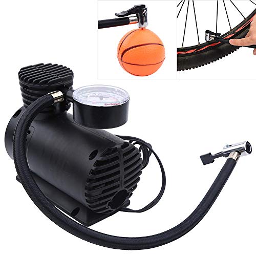 12V Mini Air Compressor, Portable Electric Digital Tire Inflator Pump - Set of 3