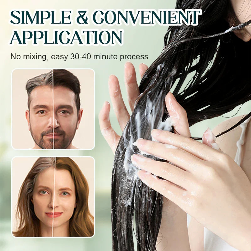 Red Apple Mild Formula Long-Lasting Hair Dye Set, 100ml
