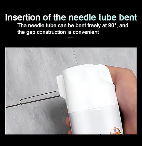 Tile Adhesive Glue, Tile Repair Sealant with Needle Tip Applicator - 500ml