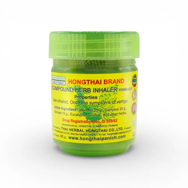 One Thai herbal inhaler unit shown in its compact packaging