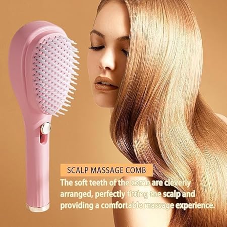 Self-Cleaning Hairbrush