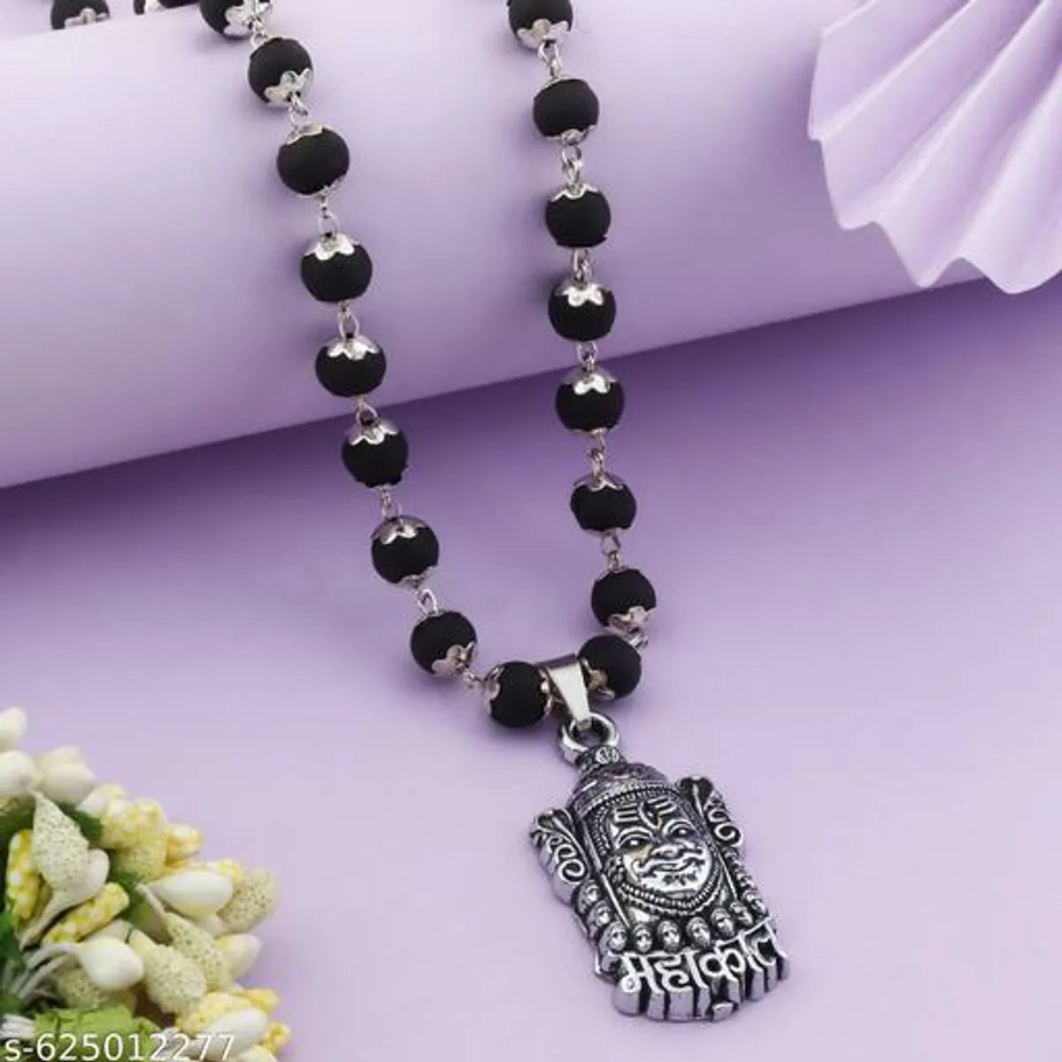 BhartYug Karanguli Mala with Mahakal Pendant and Certification