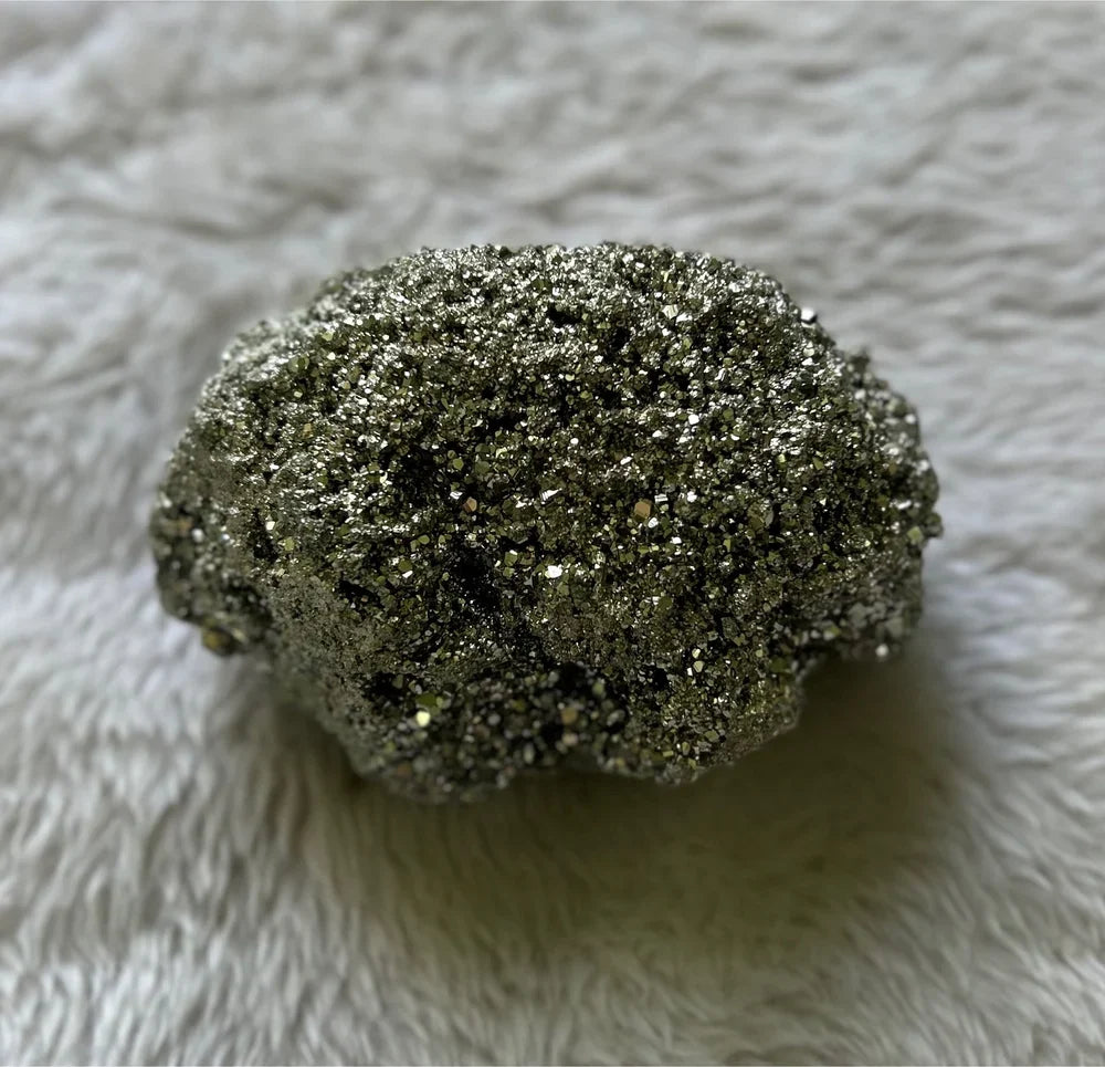 BharatYug Money Magnet Pyrite Stone - Natural Decorative Piece