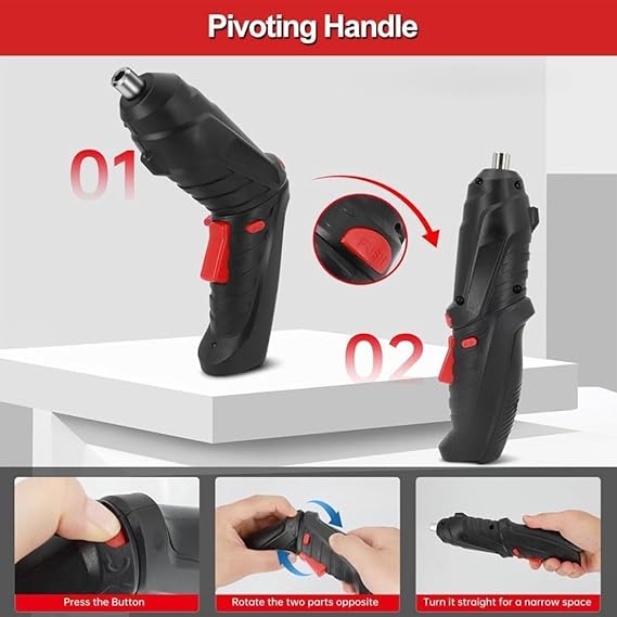 Cordless Electric Screwdriver 47 in 1 Kit