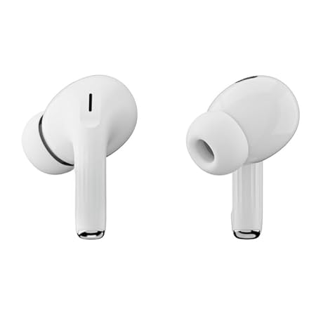 Smart Touchscreen Bluetooth 5.4 Earbuds with ANC and Full-Color Display Charging Case