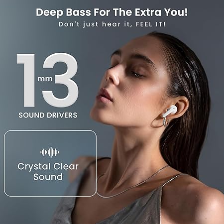 Smart Touchscreen Bluetooth 5.4 Earbuds with ANC and Full-Color Display Charging Case