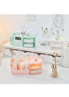 360-Degree Rotating Dressing Table Cosmetic Storage Organizer, plastic