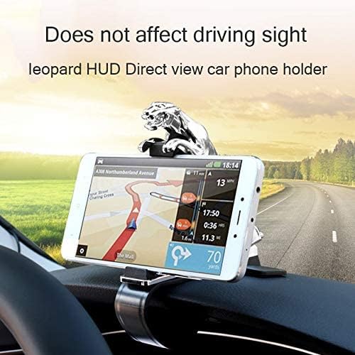 Jaguar Car Phone Holder with 360-Degree Adjustable Mount and Leopard Design