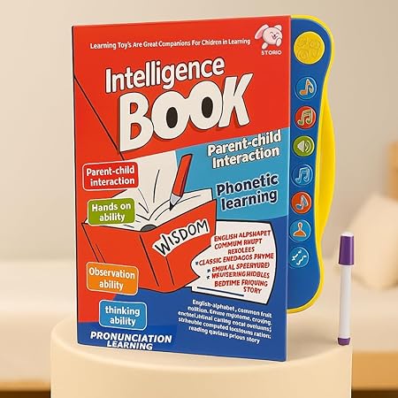 An interactive intelligence sound book for children displayed on a plain background