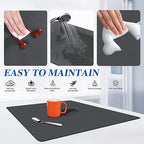 Absorbent Kitchen Drying Mat – Quick-Dry and Anti-Stain Mat PACK, pack of 2