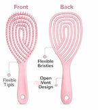 Hair Brush with 3D Hollow Design, Detangling for Wet or Dry Hair