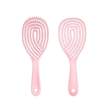 Hair Brush with 3D Hollow Design, Detangling for Wet or Dry Hair