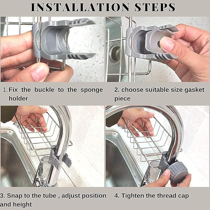 Kitchen Sink Faucet Sponge Holder