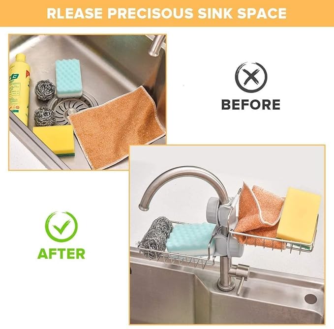 Kitchen Sink Faucet Sponge Holder