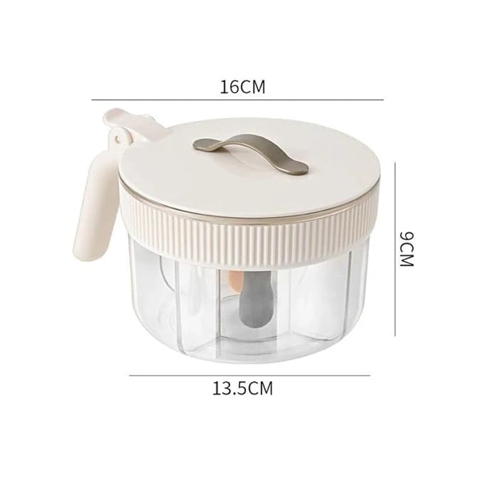 4-in-1 Spice Storage Box, Multi-Compartment Seasoning Container Organiser for Kitchen