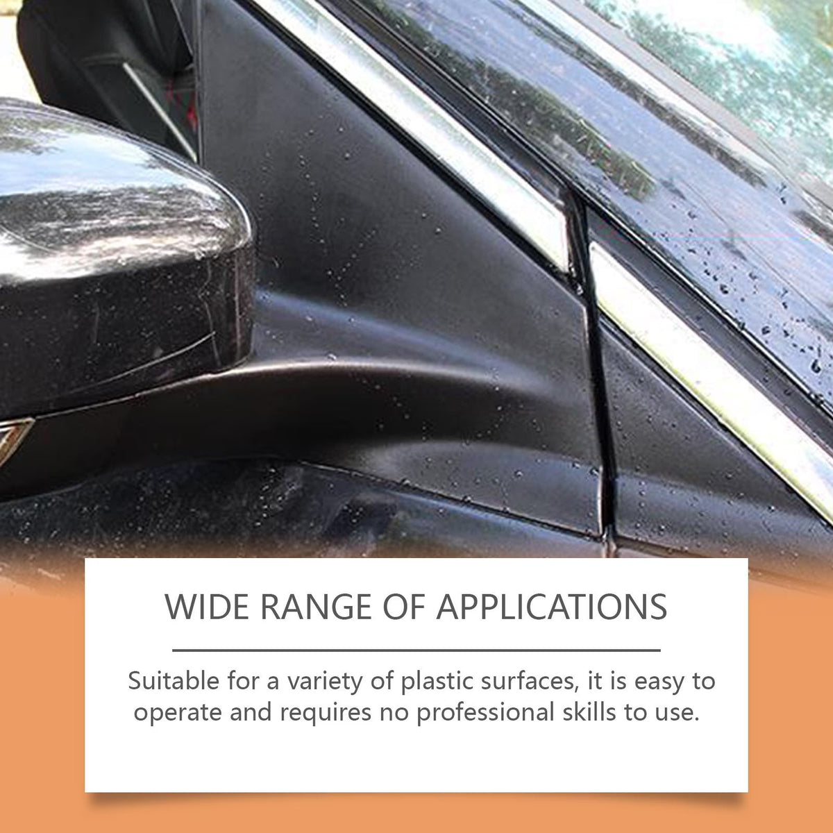 Auto Plastic Black Restorer Lotion, 100ml Pack of 2