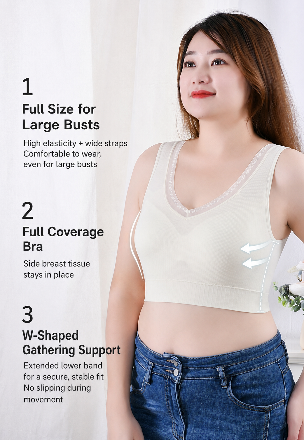 AuraFit Wire-Free Non-Padded Daily Wear Bra - Free Size, Pack of 1