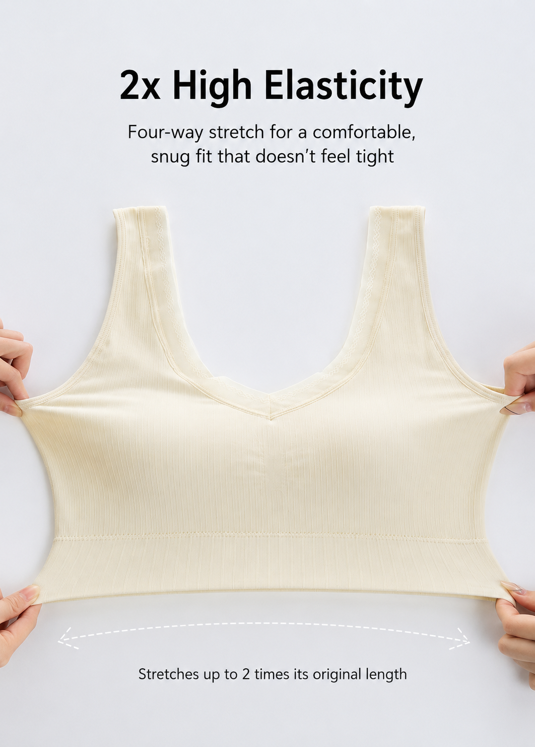 AuraFit Wire-Free Non-Padded Daily Wear Bra - Free Size, Pack of 1