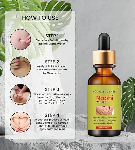 Nabhi Oil Navel Therapy Blend - 30ml (Pack of 2)