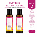 Two bottles of Rotundus Hair Removal Oil on a clean surface