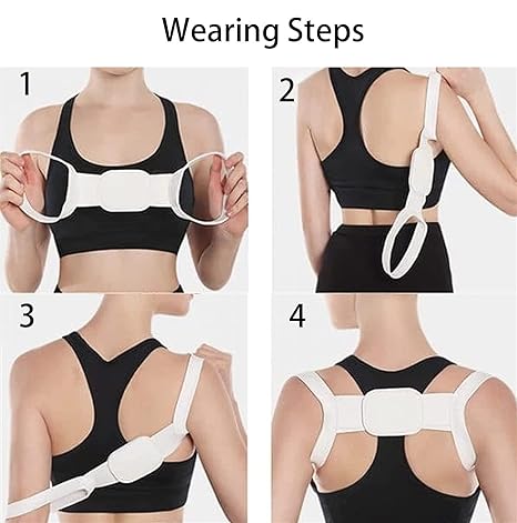 Posture Pro Fix Neck and Shoulder Corrector - Adjustable Back Support Brace