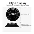 12 Pcs Car Door Shock Absorber Buffer Cushion - Noise Reducing Anti-Collision Gaskets