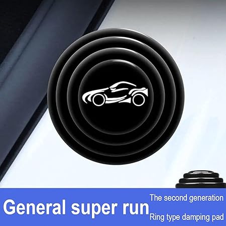 12 Pcs Car Door Shock Absorber Buffer Cushion - Noise Reducing Anti-Collision Gaskets