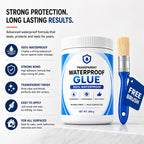 Transparent Waterproof Glue with Brush for Leak Sealing