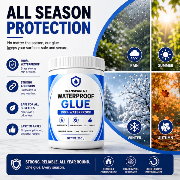 Transparent Waterproof Glue with Brush for Leak Sealing