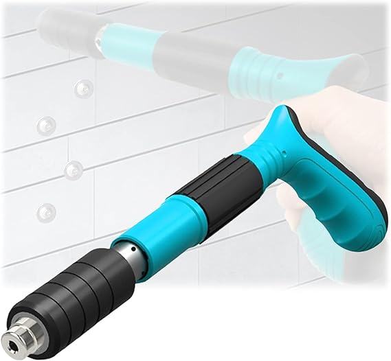 Mini steel nail fixation tool with protective shield and adjustable settings
