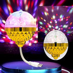 Rotating Magic Ball Light with Lamp Holder Set - Pack of 1