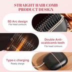 Capsule Hair Straightener & Styler, USB Rechargeable, Cordless