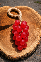 Grape Shape Hanging Hand Soap with Jute Rope, Assorted Colors