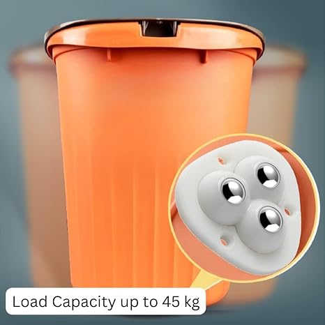 Self Adhesive Mini Swivel Wheels for Furniture and Storage, 360 Degree Caster Set (Pack of 4)