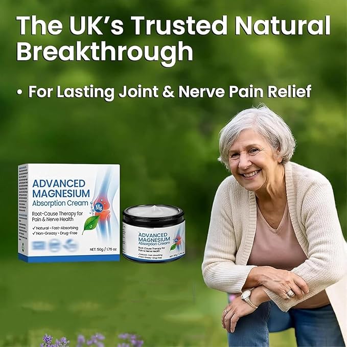 Advanced Magnesium Pain Relief Cream for Joints and Muscle Recovery