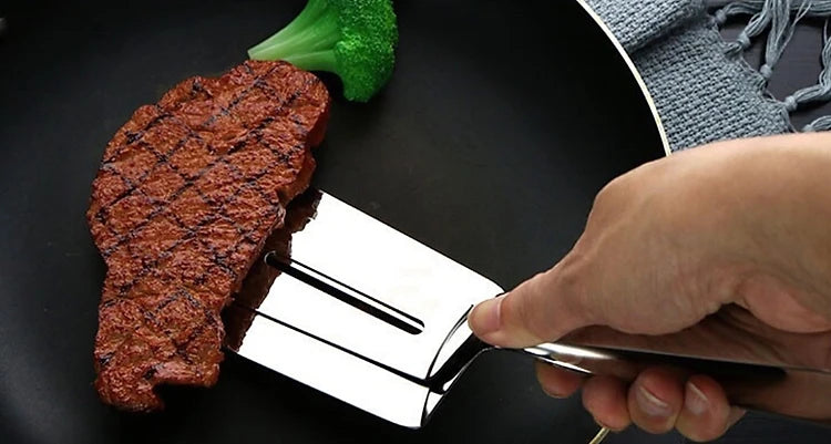 Double Side Stainless Steel Kitchen Spatula - Single Pack