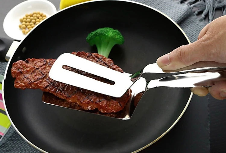 Double Side Stainless Steel Kitchen Spatula - Single Pack