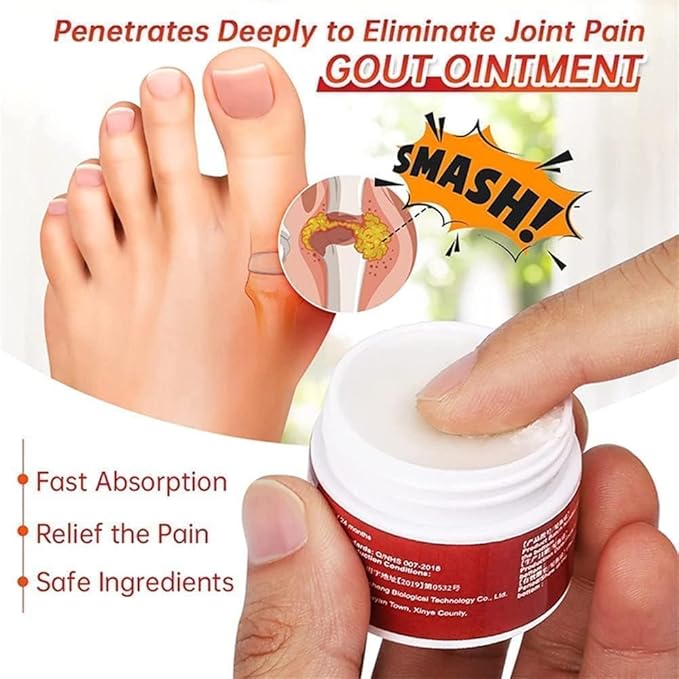 Gout Pain Relief Ointment Cream - Pack of 3