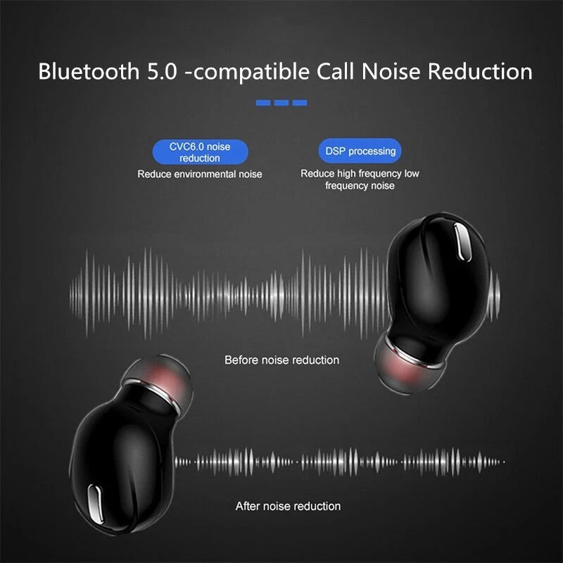 X9 Wireless Bluetooth 5.0 Mini In-Ear Unilateral Earphone