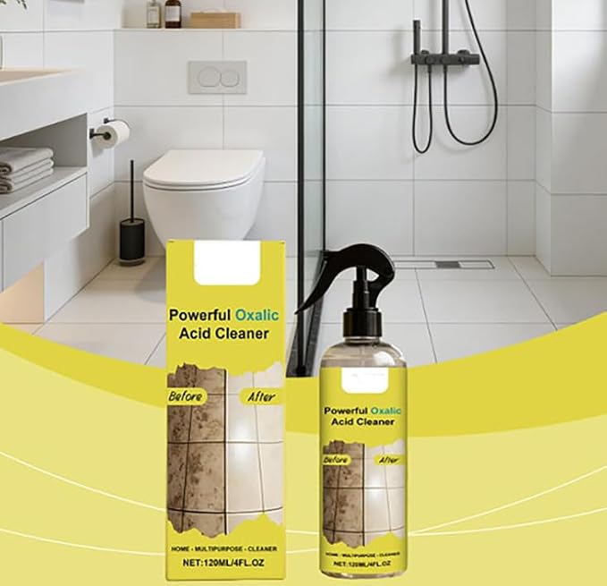 Two 100ml bottles of concentrated oxalic acid cleaner for rust and mineral scale removal