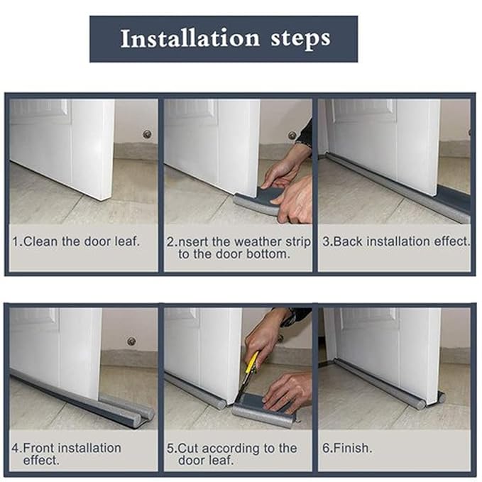 Door Guard Bottom Sealing Strip for Dust and Insect Protection