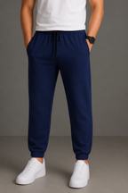 Dark Blue & Black Track Pants - Pack of 2
