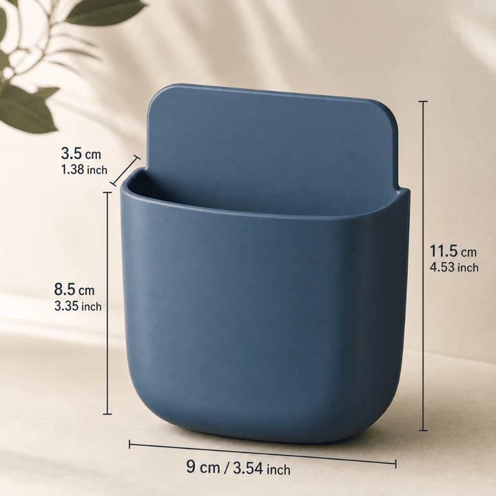 Wall Mounted Storage Organizers for Remote Controls and Phones - Pack of 4