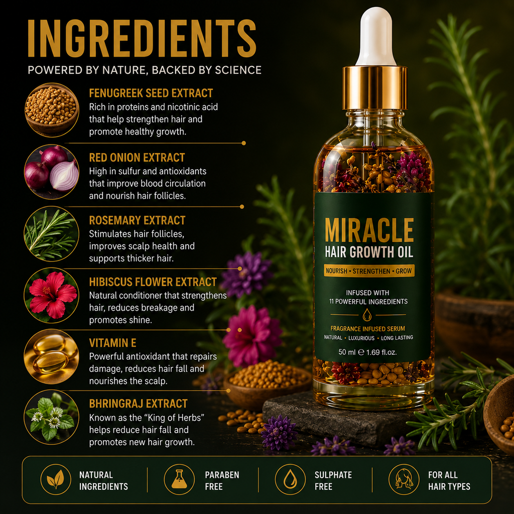 Miracle Ayurvedic Hair Growth Oil