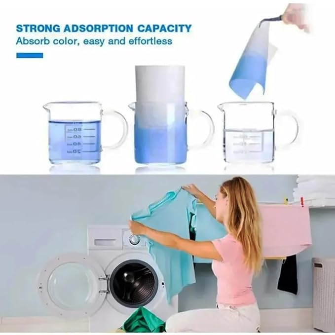 Color Catcher Sheets for Laundry - Pack of 100