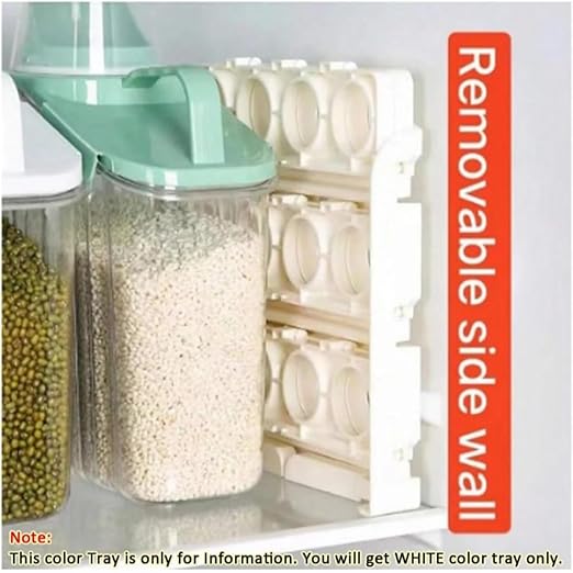Folding Egg Storage Box for Refrigerator and Kitchen Pantry
