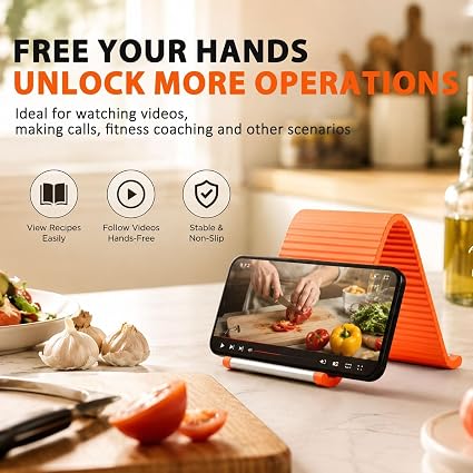 Flexible Silicone Phone Stand with Aluminum Alloy Core