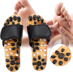 Acupressure Natural Stone Reflexology Slippers with Adjustable Strap