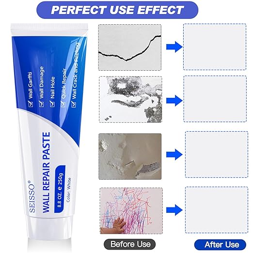 Wall Mending Agent for Repairing Cracks and Nail Holes