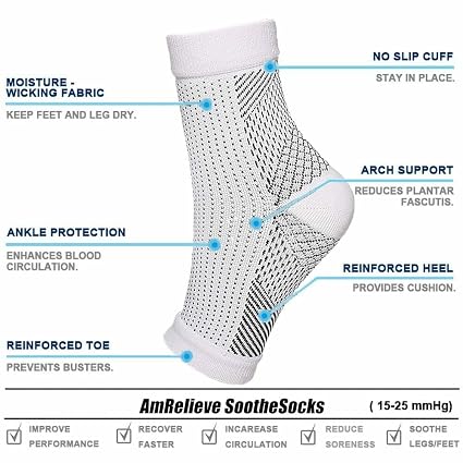 Neuropathy Compression Socks for Foot Support and Circulation